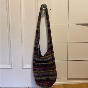 Boho Shoulder Bag with Long Strap